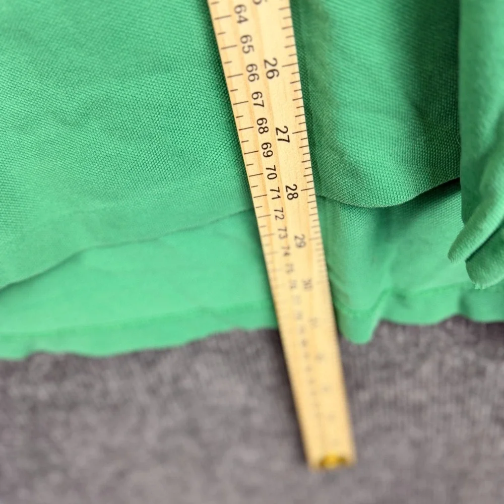 Ralph Lauren Polo Shirt Mens XL Kelly Green Short Sleeve Pique Cotton Ivy Prep